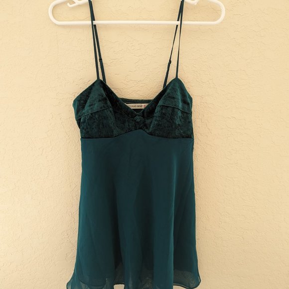 Victorias Secret Vintage Velvet Slip Dress and Panties Set Size S Y2K 90s - Picture 8 of 11